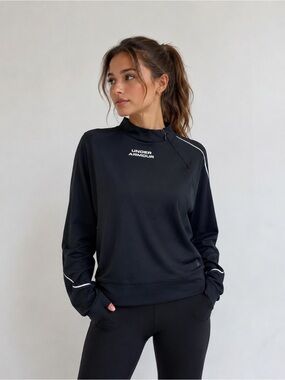 Under Armour ColdGear Black Athletic Pullover Running Top Women’s M